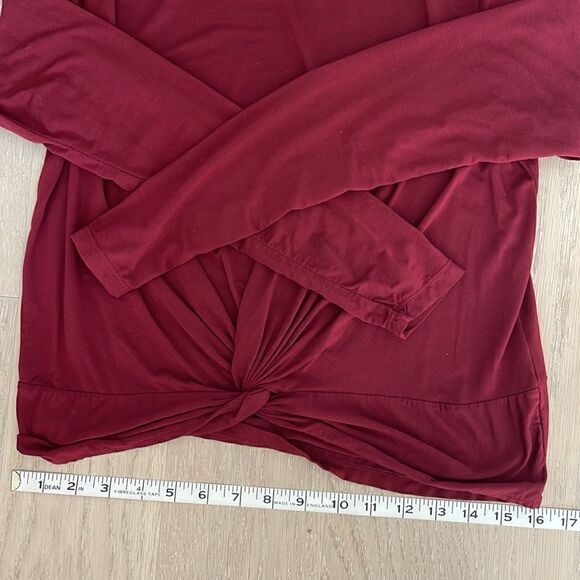 Dynamite Women’s Burgundy XS Long sleeved top - Picture 4 of 6